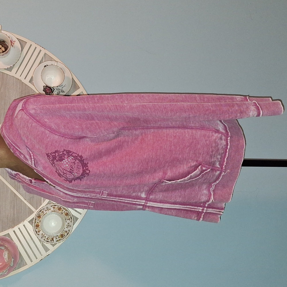 Guess Mauve Zip-Up Hoodie - Picture 2 of 4